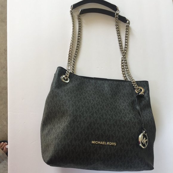 Michael Kors Bags Micheal Kors Black Shoulder Bag With Chain Straps